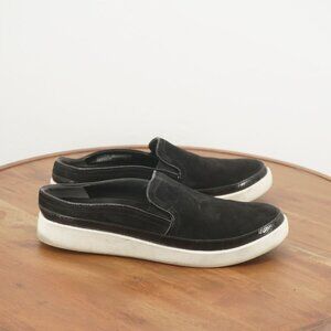 Vionic Womens Effortless Mule Sneakers Size 10 Black Suede Orthotic